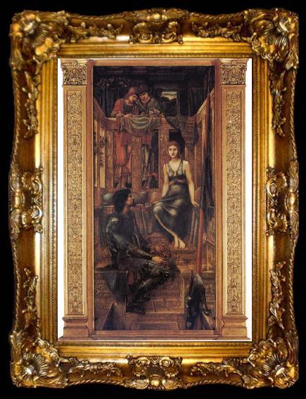 framed  Burne-Jones, Sir Edward Coley King Cophetua and the Beggar Maid, ta009-2